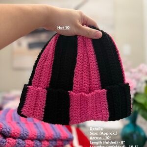 Multicolor Crochet Beanie Hat Fall Winter Spring Hat For Personal or Gifts B2  B